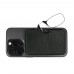 Очки для чтения с чехлом из искусственной кожи с поддержкой MagSafe. ThinOptics Readers + Black MagSafe Faux Leather Universal Pod